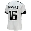 Zennovawear Trevor Lawrence Jacksonville Jaguars Youth Game Jersey - White