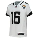 Zennovawear Trevor Lawrence Jacksonville Jaguars Youth Game Jersey - White