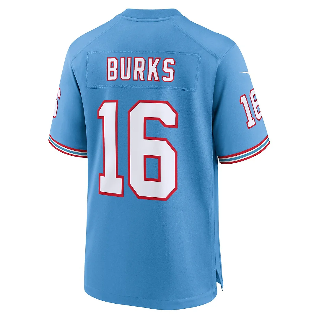Zennovawear Treylon Burks Tennessee Titans Youth Game Jersey - Light Blue