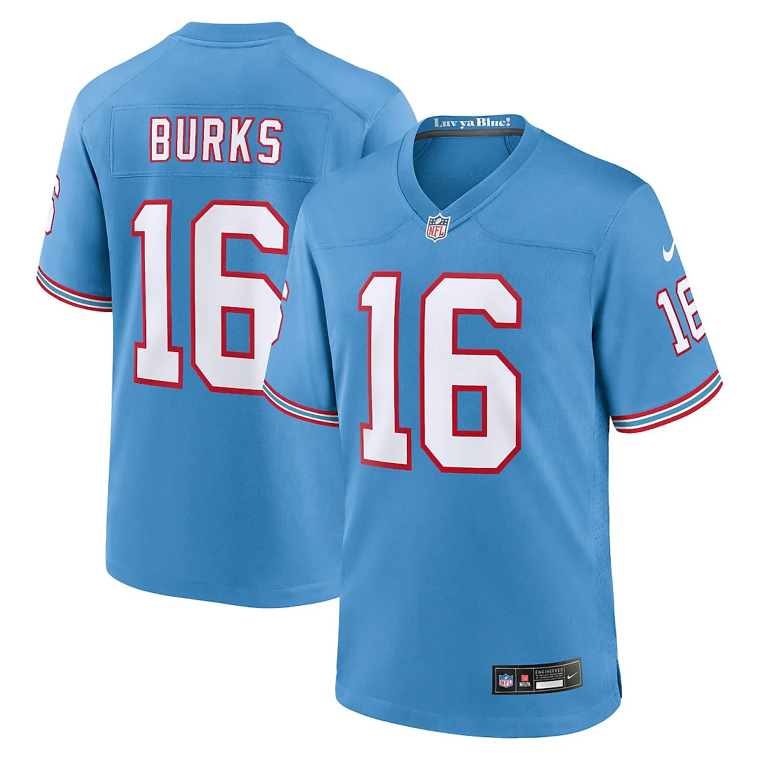 Zennovawear Treylon Burks Tennessee Titans Youth Game Jersey - Light Blue