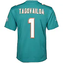 Zennovawear Tua Tagovailoa Miami Dolphins Youth Game Jersey - Aqua