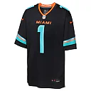Zennovawear Tua Tagovailoa Miami Dolphins Youth 2025 Rivalries Collection Game Jersey - Pitch Blue