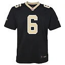 Zennovawear Tyler Shough New Orleans Saints Youth Team Game Jersey - Black