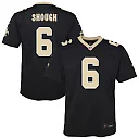 Zennovawear Tyler Shough New Orleans Saints Youth Team Game Jersey - Black