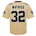Zennovawear Tyrann Mathieu New Orleans Saints Youth Inverted Game Jersey - Gold