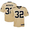 Zennovawear Tyrann Mathieu New Orleans Saints Youth Inverted Game Jersey - Gold