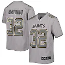 Zennovawear Tyrann Mathieu New Orleans Saints Youth Atmosphere Game Jersey - Gray