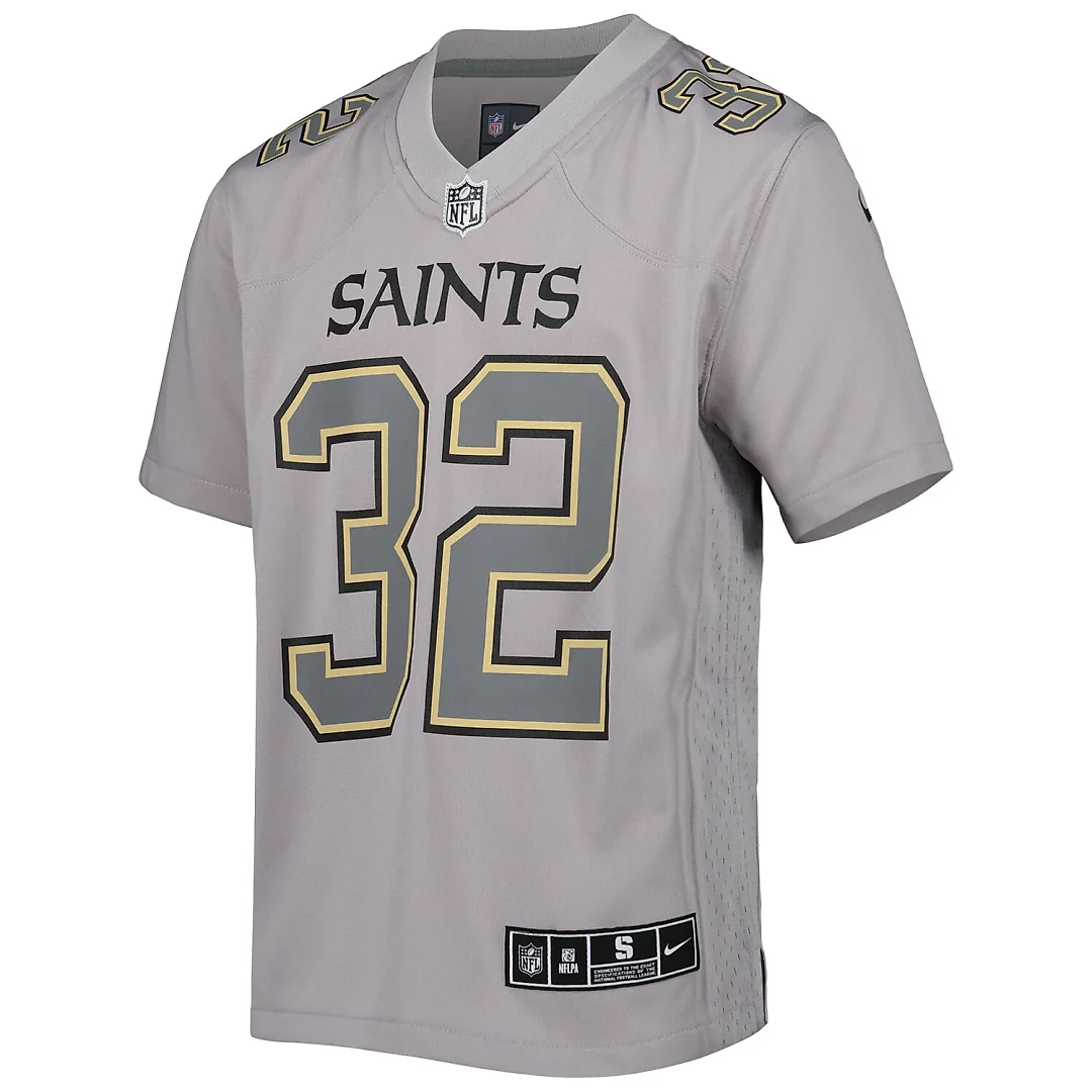 Zennovawear Tyrann Mathieu New Orleans Saints Youth Atmosphere Game Jersey - Gray