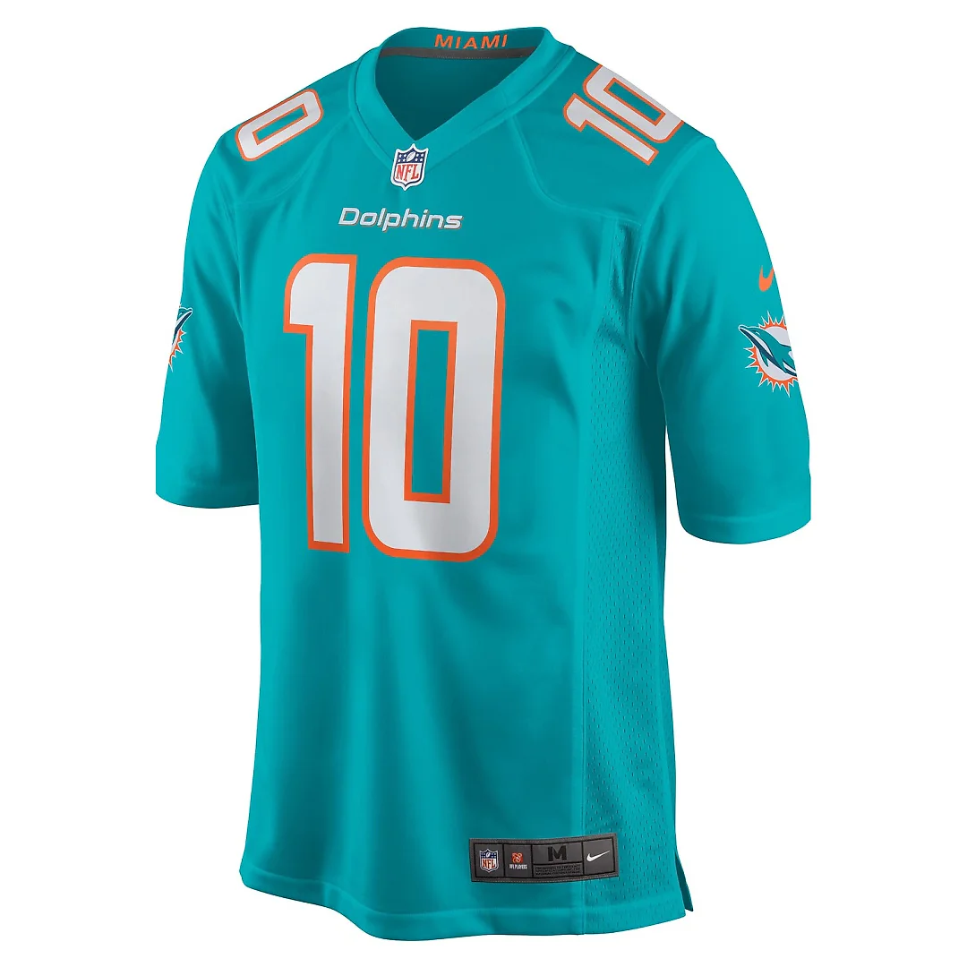 Zennovawear Tyreek Hill Miami Dolphins Youth Game Jersey - Aqua