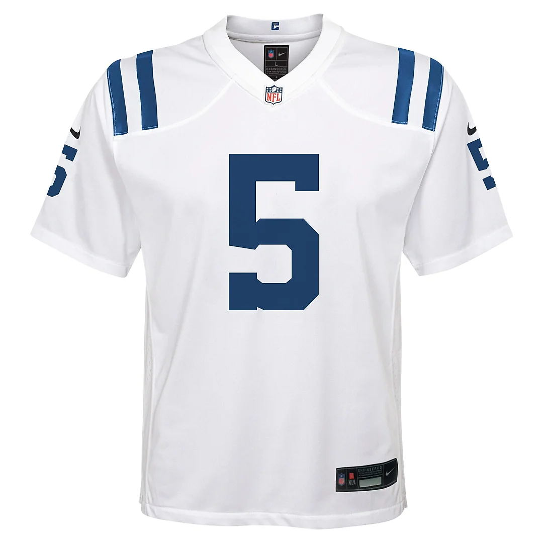 Zennovawear Indianapolis Colts Youth Game Jersey - White