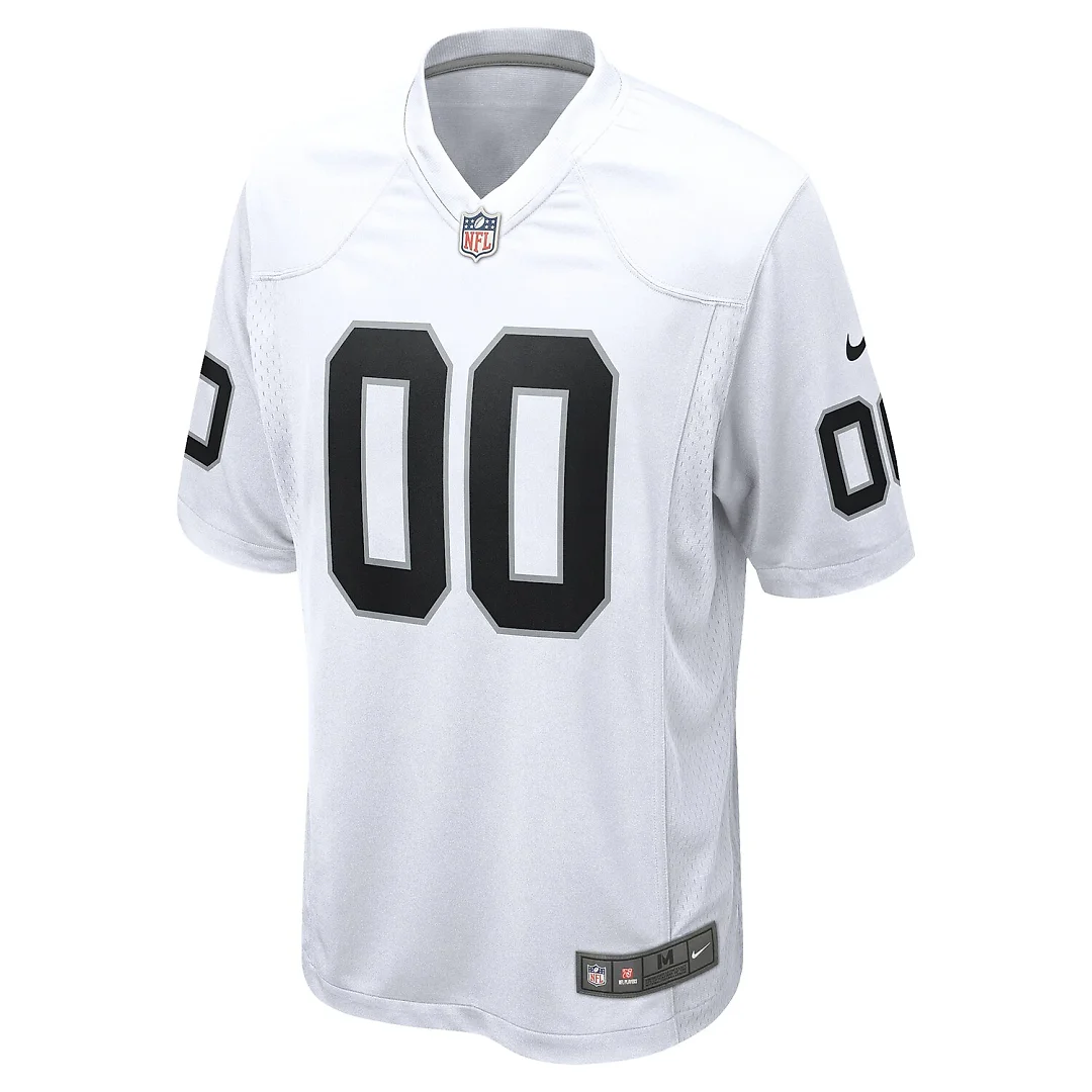 Zennovawear Las Vegas Raiders Youth Team Custom Game Jersey - White