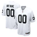 Zennovawear Las Vegas Raiders Youth Team Custom Game Jersey - White