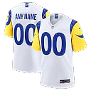 Zennovawear Los Angeles Rams Youth Custom Game Jersey - White