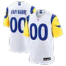Zennovawear Los Angeles Rams Youth Custom Game Jersey - White