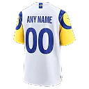 Zennovawear Los Angeles Rams Youth Custom Game Jersey - White