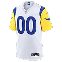 Zennovawear Los Angeles Rams Youth Custom Game Jersey - White