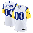 Zennovawear Los Angeles Rams Youth Custom Game Jersey - White