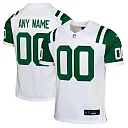 Zennovawear New York Jets Youth Classic Alternate Custom Replica Jersey - White