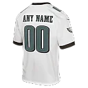 Zennovawear Philadelphia Eagles Youth Away Custom Game Jersey - White