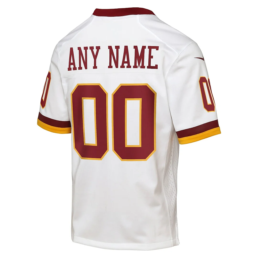 Zennovawear Washington Commanders Youth Game Super Bowl Era Custom Jersey - White
