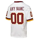 Zennovawear Washington Commanders Youth Game Super Bowl Era Custom Jersey - White