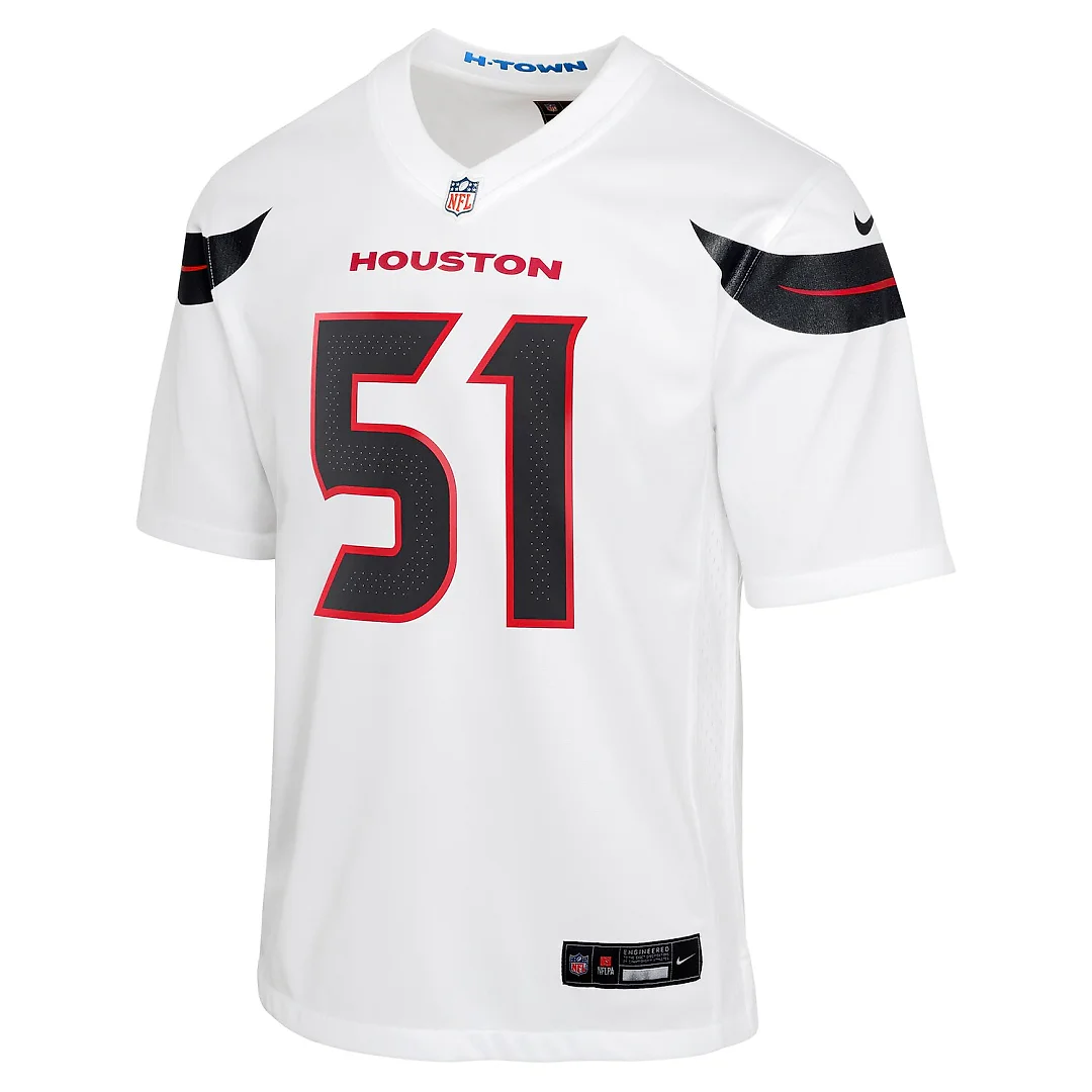 Zennovawear Will Anderson Jr. Houston Texans Youth Game Jersey - White