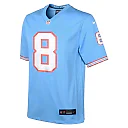 Zennovawear Will Levis Tennessee Titans Youth Game Jersey - Light Blue
