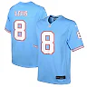 Zennovawear Will Levis Tennessee Titans Youth Game Jersey - Light Blue