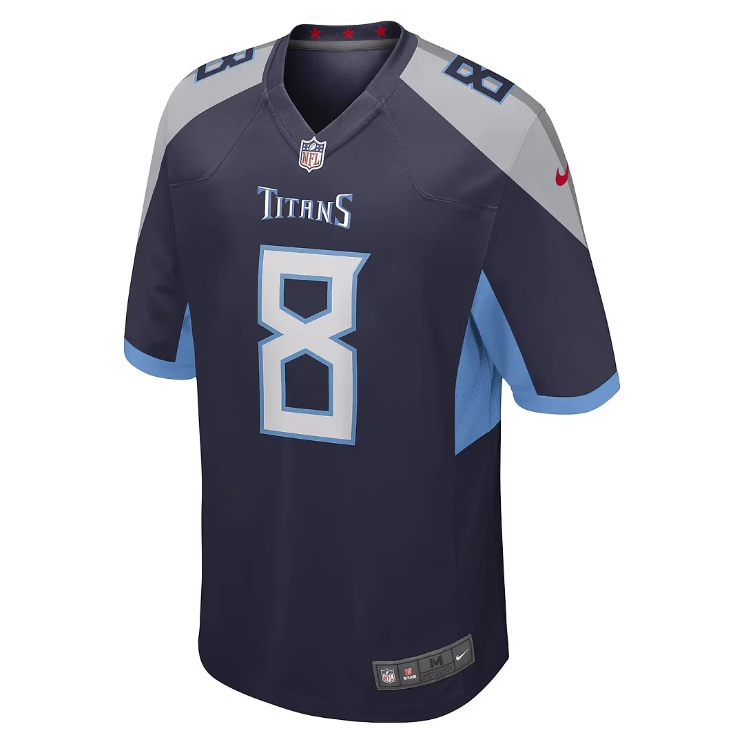 Zennovawear Will Levis Tennessee Titans Youth Game Jersey - Navy