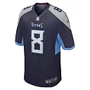Zennovawear Will Levis Tennessee Titans Youth Game Jersey - Navy