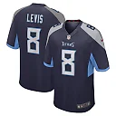 Zennovawear Will Levis Tennessee Titans Youth Game Jersey - Navy