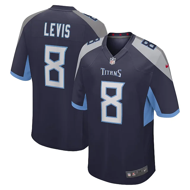 Zennovawear Will Levis Tennessee Titans Youth Game Jersey - Navy