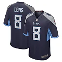 Zennovawear Will Levis Tennessee Titans Youth Game Jersey - Navy