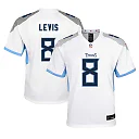 Zennovawear Will Levis Tennessee Titans Youth Game Jersey - White