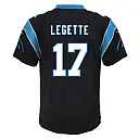 Zennovawear Xavier Legette Carolina Panthers Youth Team Game Jersey - Black