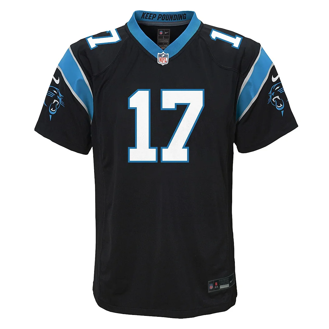 Zennovawear Xavier Legette Carolina Panthers Youth Team Game Jersey - Black