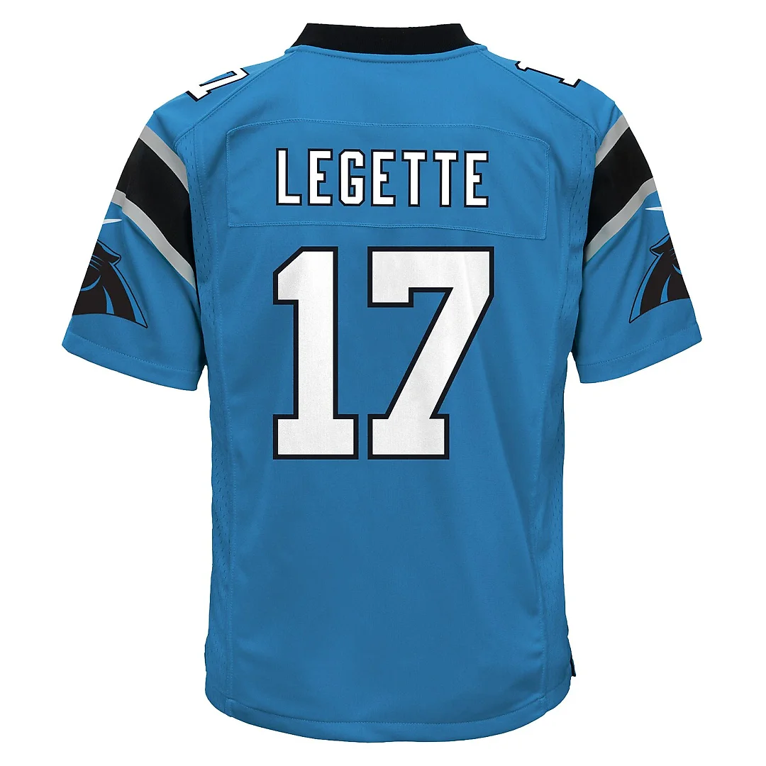 Zennovawear Xavier Legette Carolina Panthers Youth Alternate Game Jersey - Blue