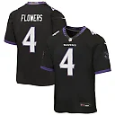 Zennovawear Zay Flowers Baltimore Ravens Youth Alternate Game Jersey - Black