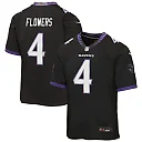 Zennovawear Zay Flowers Baltimore Ravens Youth Alternate Game Jersey - Black