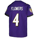 Zennovawear Zay Flowers Baltimore Ravens Youth Game Jersey - Purple