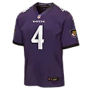 Zennovawear Zay Flowers Baltimore Ravens Youth Game Jersey - Purple