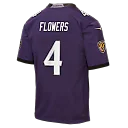 Zennovawear Zay Flowers Baltimore Ravens Youth Game Jersey - Purple