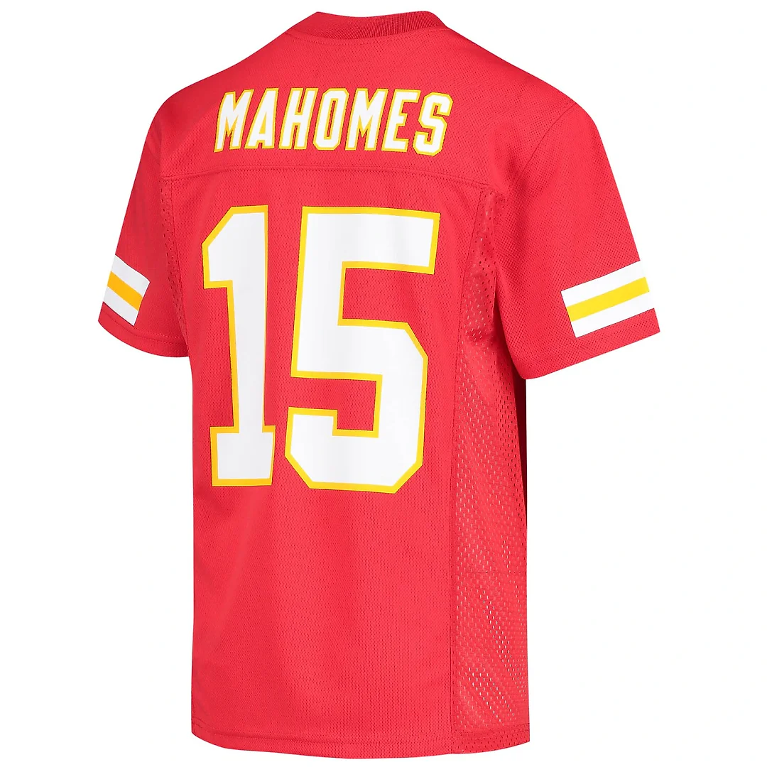 Zennovawear Patrick Mahomes Kansas City Chiefs Youth Replica Jersey - Red