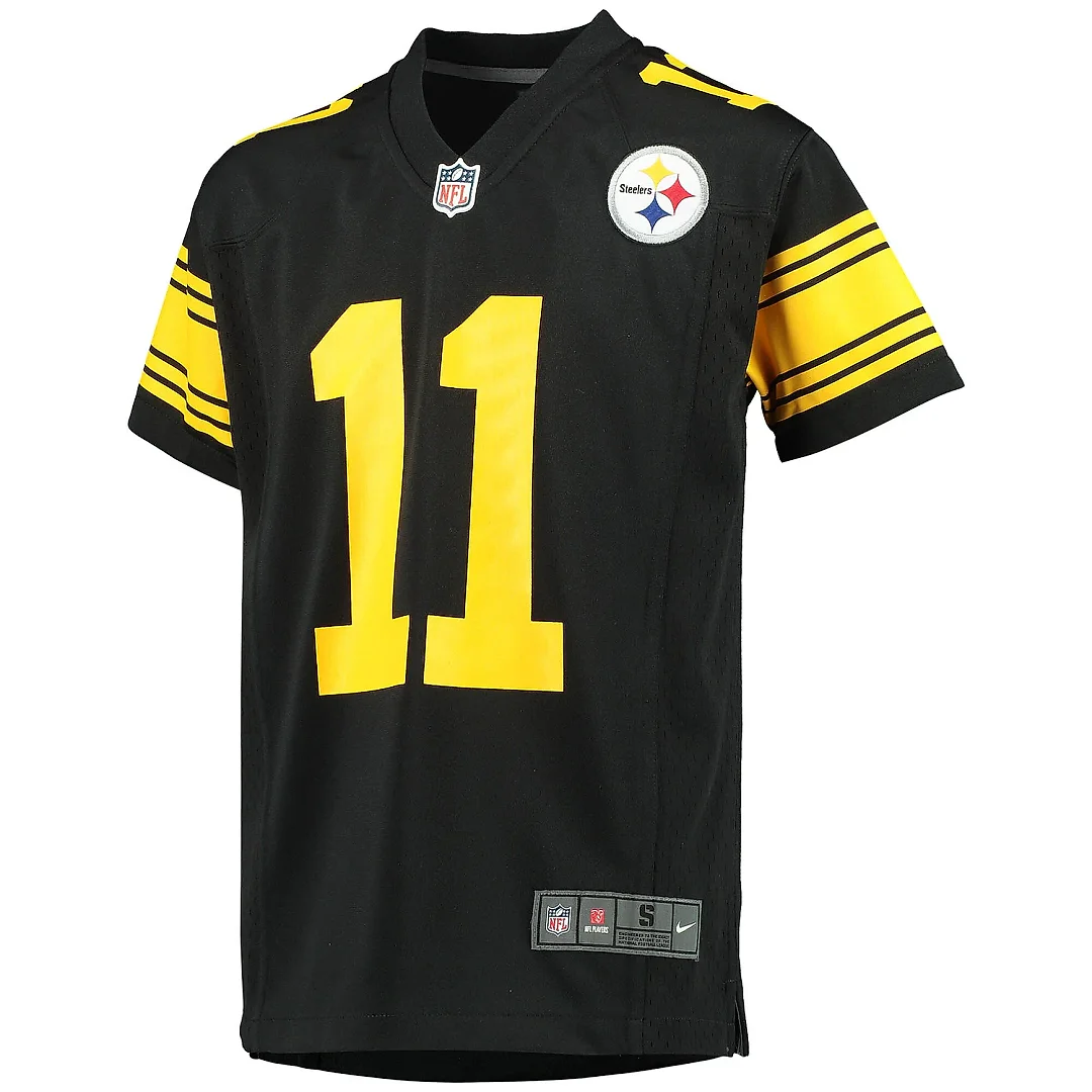 Zennovawear Youth Pittsburgh Steelers Chase Claypool Black Alternate Player Game Jersey