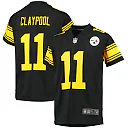 Zennovawear Youth Pittsburgh Steelers Chase Claypool Black Alternate Player Game Jersey