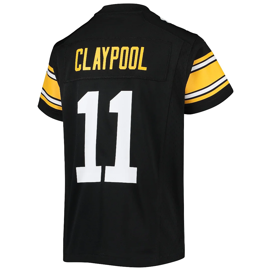 Zennovawear Youth Pittsburgh Steelers Chase Claypool Black Alternate Game Jersey