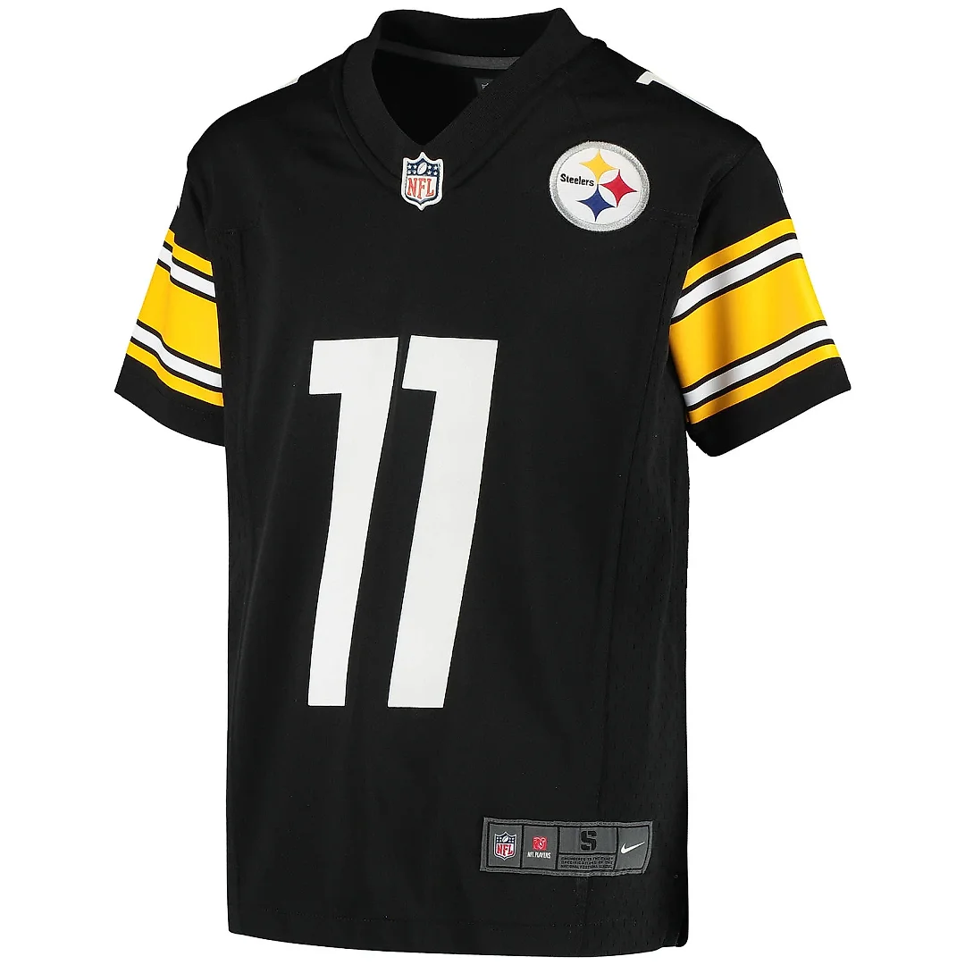 Zennovawear Youth Pittsburgh Steelers Chase Claypool Black Game Jersey