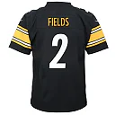 Zennovawear Youth Pittsburgh Steelers Justin Fields Black Team Game Jersey