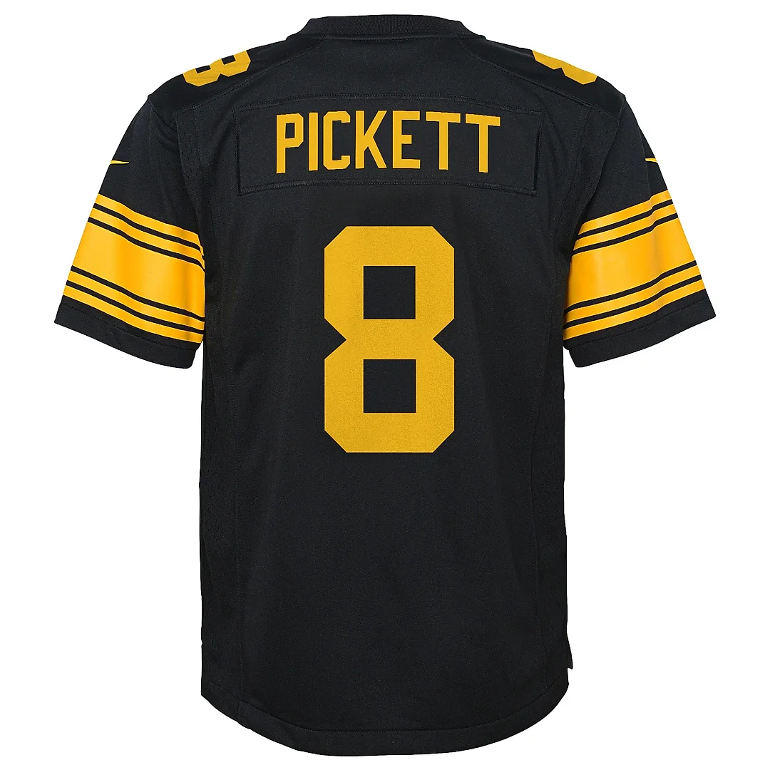 Zennovawear Youth Pittsburgh Steelers Kenny Pickett Black Game Jersey