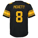 Zennovawear Youth Pittsburgh Steelers Kenny Pickett Black Game Jersey